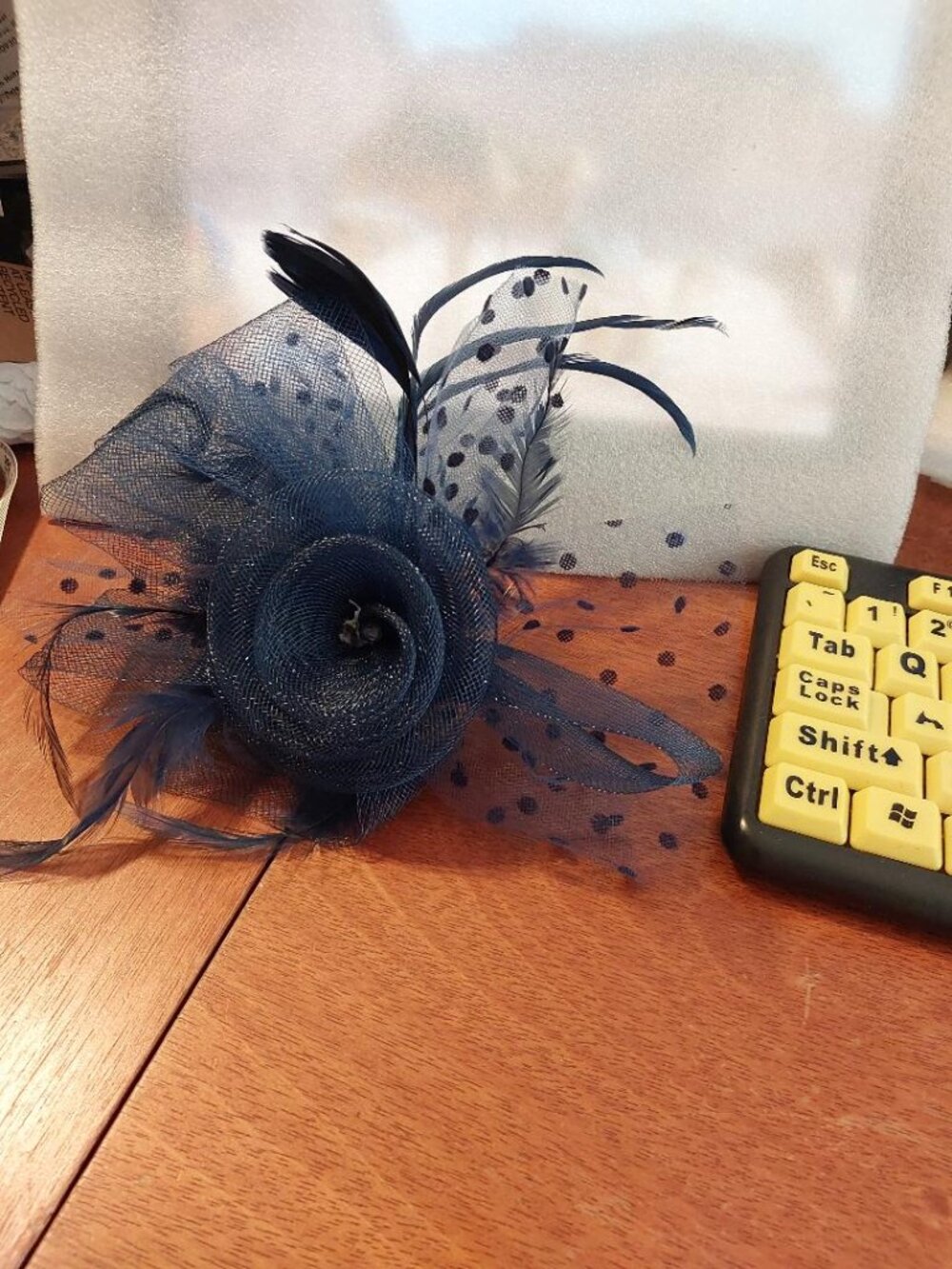NEW ! Fascinators Hats for Women Tea Party Headband Kentucky Derby Hat Black